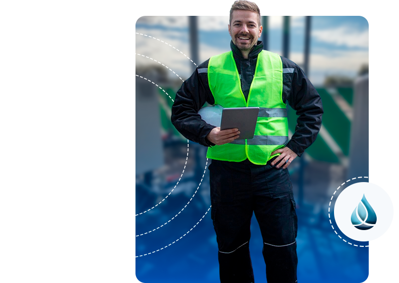 Especialista trabajando